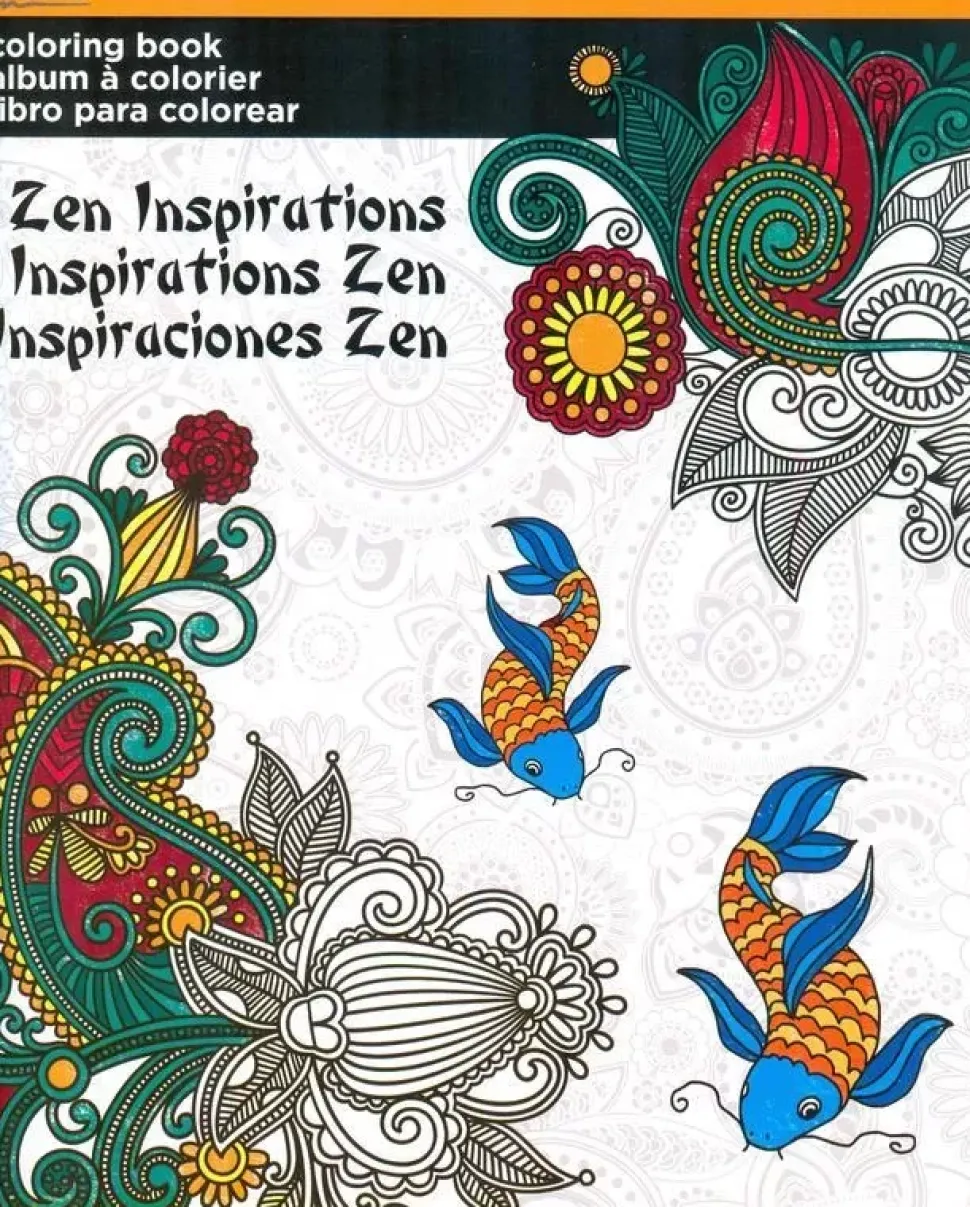 SUPER OFERTA **40%** Libro para colorear Inspiraciones Zen ArtZone 11x17cm