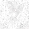 SUPER OFERTA **50%** Lienzo sobre bastidor 3D para colorear Loro Phoenix 30x30cm