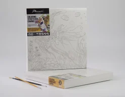 SUPER OFERTA **50%** Lienzo sobre bastidor 3D para colorear Elefante Phoenix 30x30cm