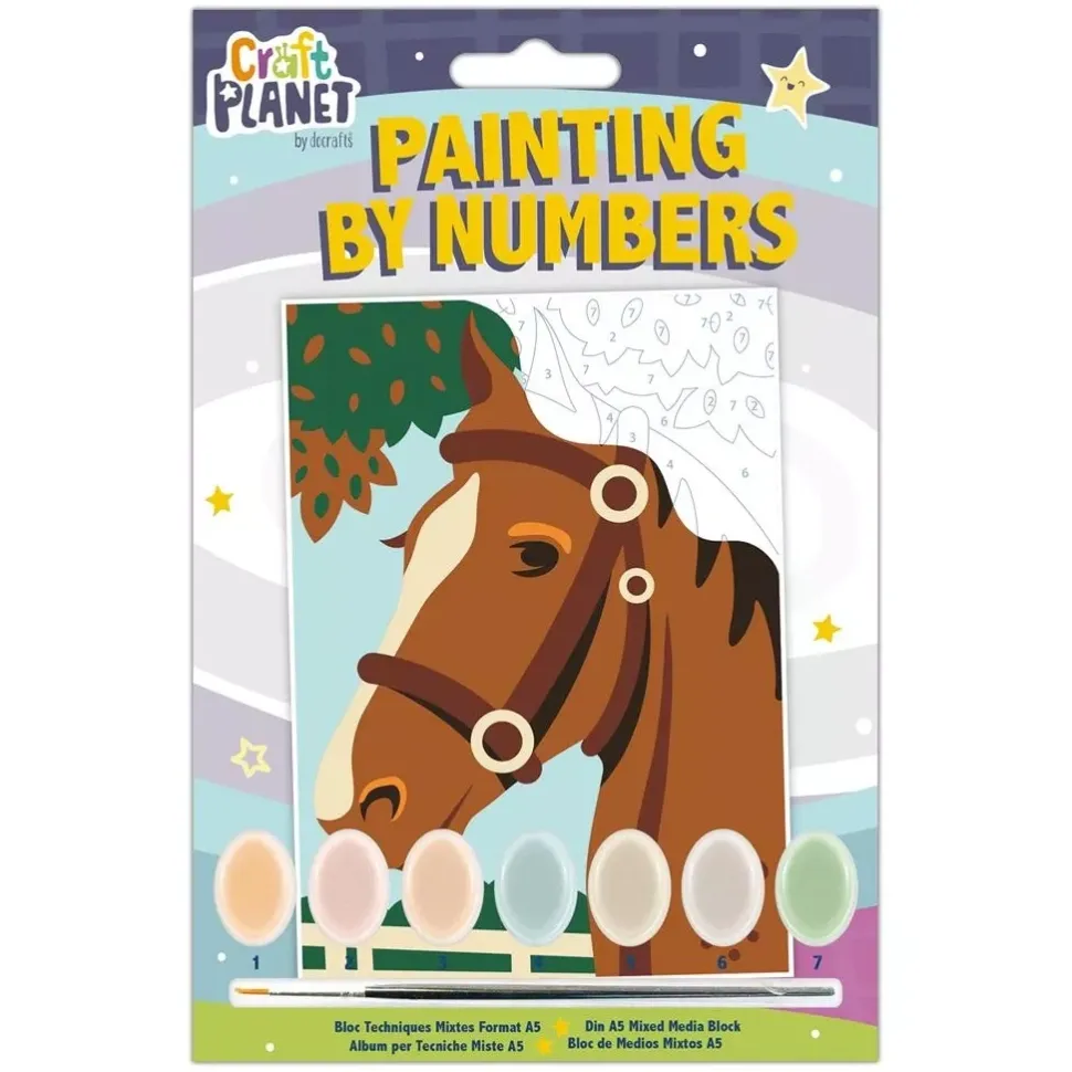 SUPER OFERTA **40%** Mini Pintura por Números Horse Docrafts