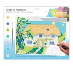 SUPER OFERTA **40%** Pintura por Números Country Cottage Docrafts