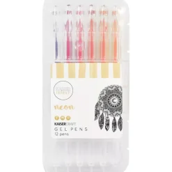 SUPER OFERTA **40%** Set de 12 bolígrafos Neon KaiserColour de gel