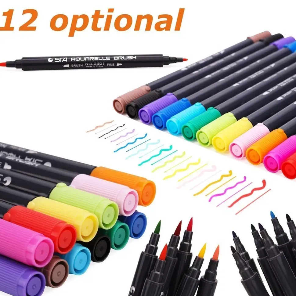 SUPER OFERTA **60%** Set de 48 rotuladores de doble punta Bianyo
