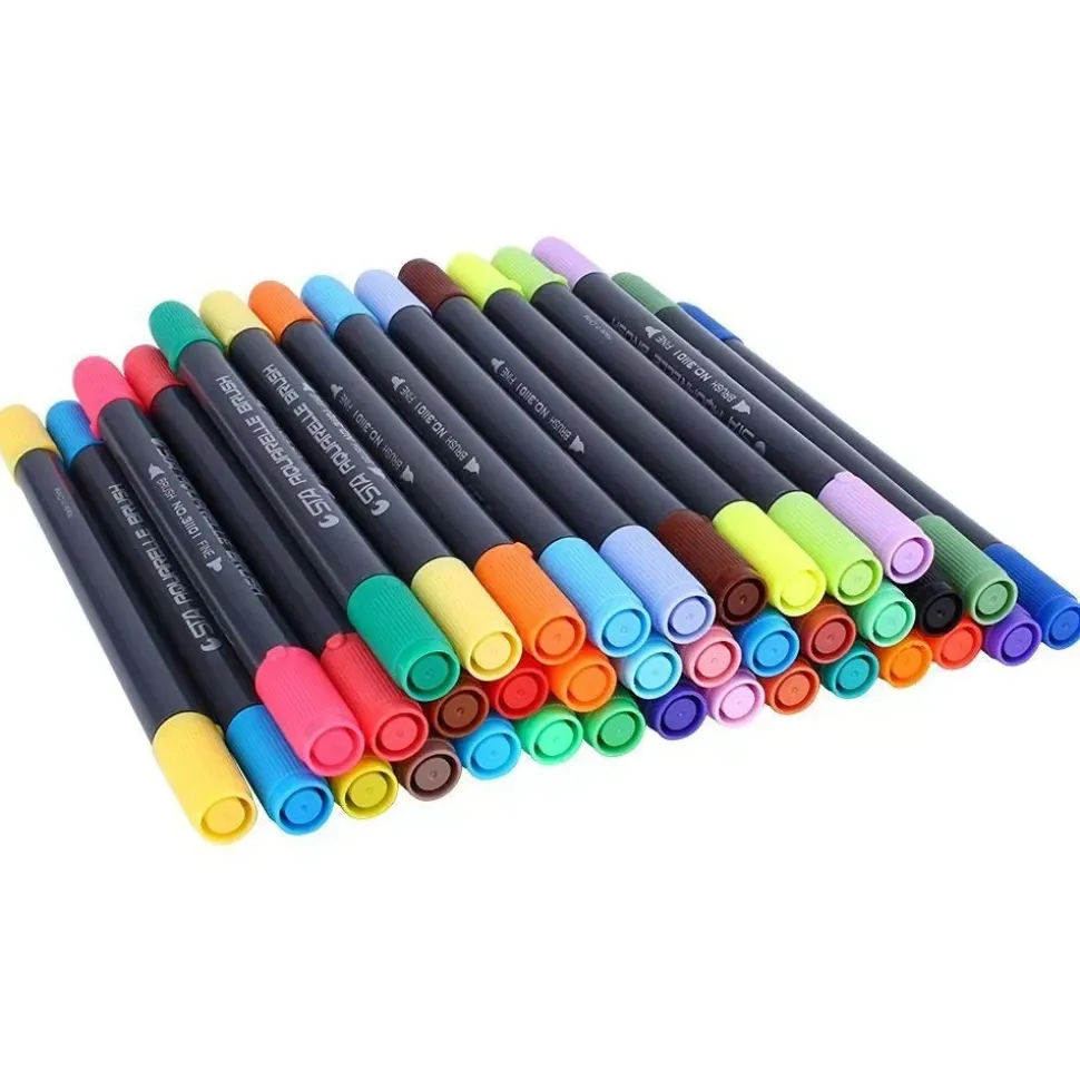SUPER OFERTA **60%** Set de 48 rotuladores de doble punta Bianyo