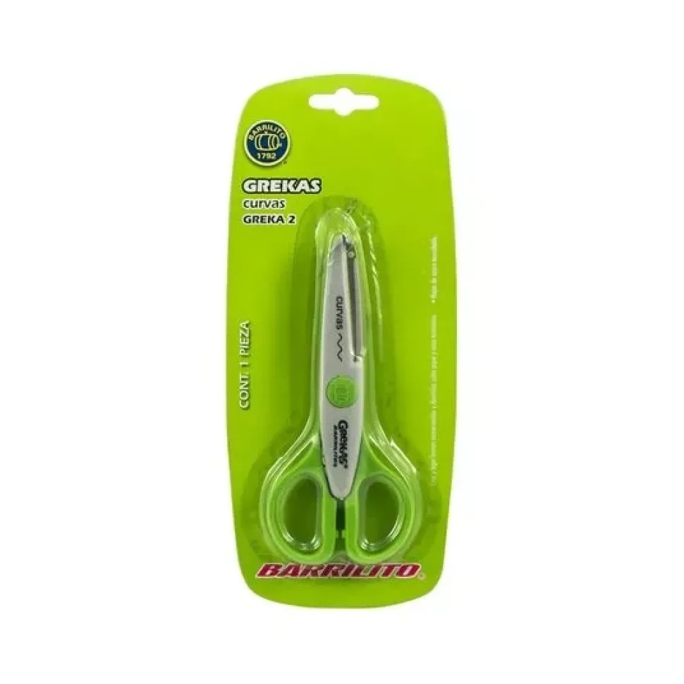 SUPER OFERTA **40%** Tijeras Curvas Grekas Barrilito