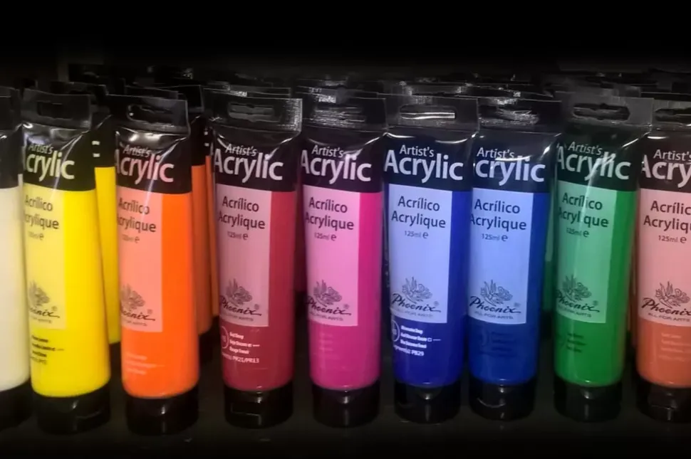 SUPER OFERTA **40%** Tubo acrílico Artist's Acrylic Phoenix 230ml