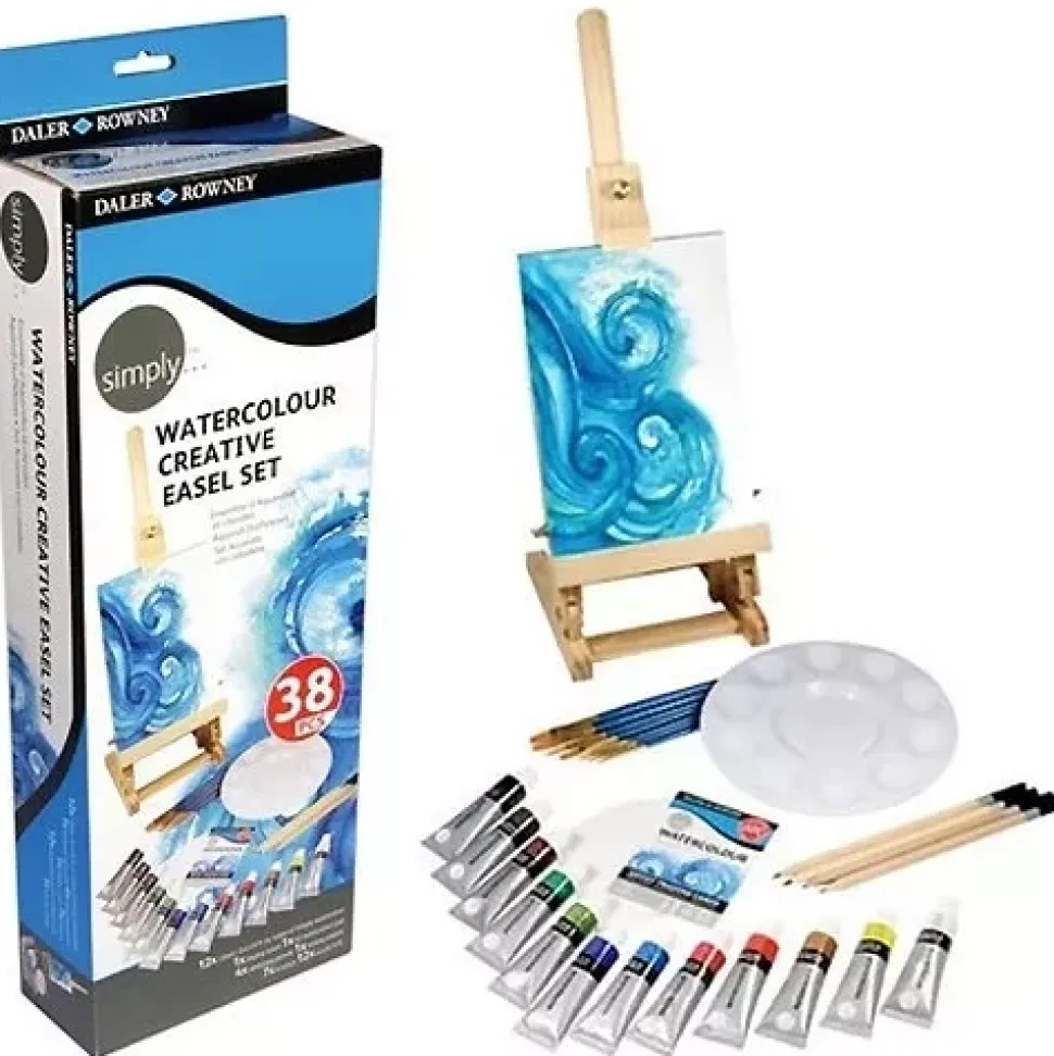 Super set de acuarela Creative Easel Simply Daler-Rowney