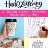 Super simple hand lettering
