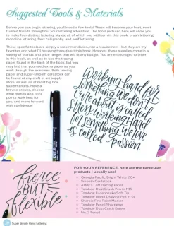 Super simple hand lettering