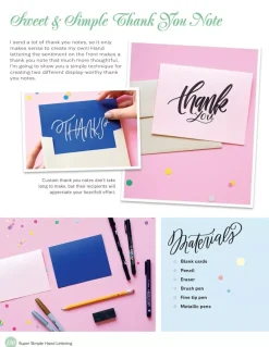 Super simple hand lettering