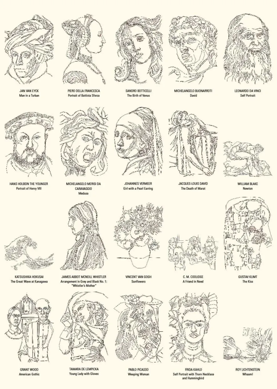 The 1000 dot-to-dot Book Masterpieces