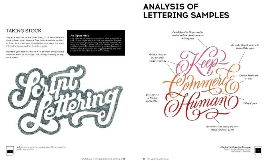 The lettering workshops
