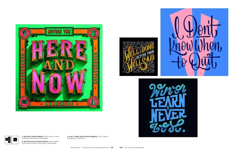The lettering workshops