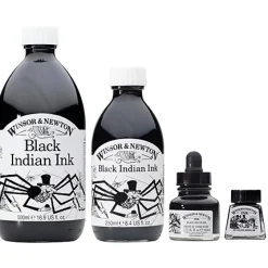 Tinta 030 Negro Black Indian Ink Winsor and Newton