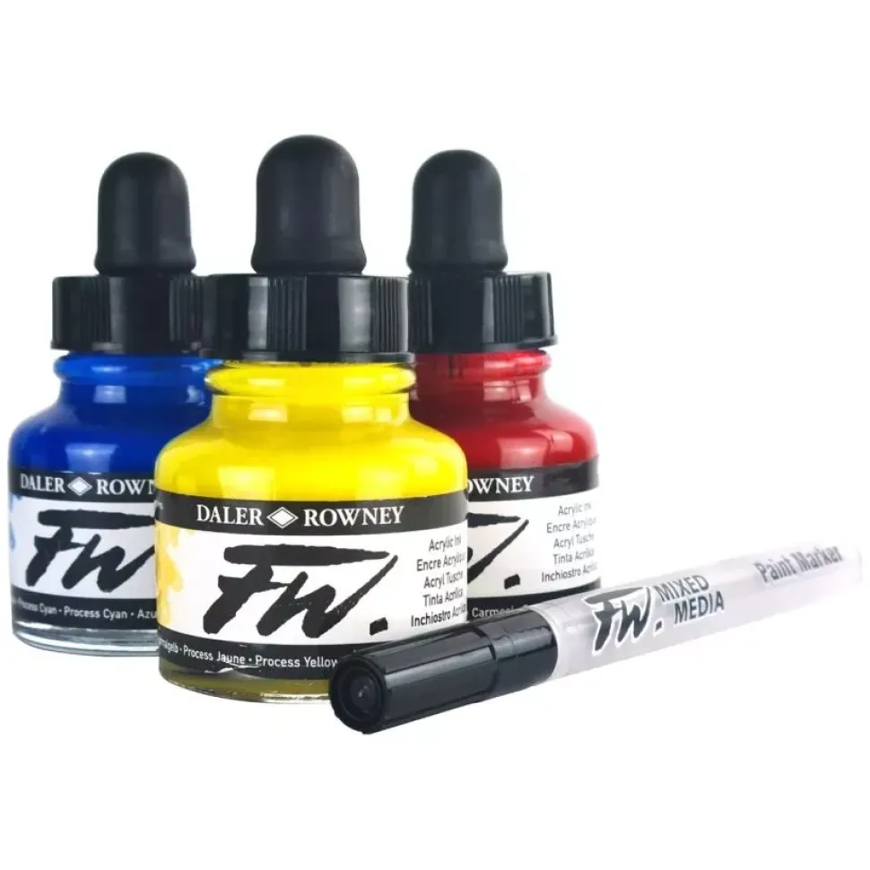 Tinta acrílica Juego Primarios FW