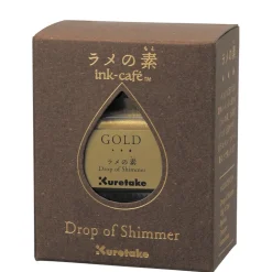 Tinta aditivo Gold Ink-café Drop of Shimmer Kuretake 20ml