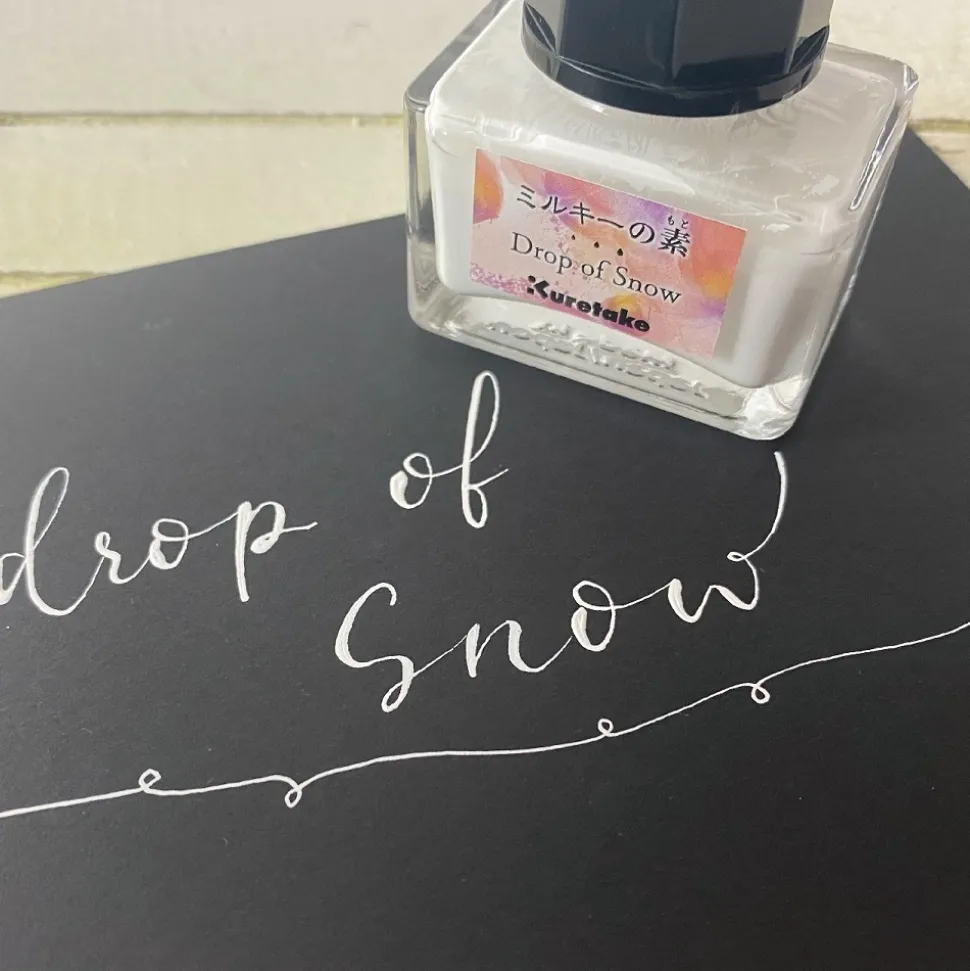 Tinta aditivo White Ink-café Drop of Snow Kuretake 20ml