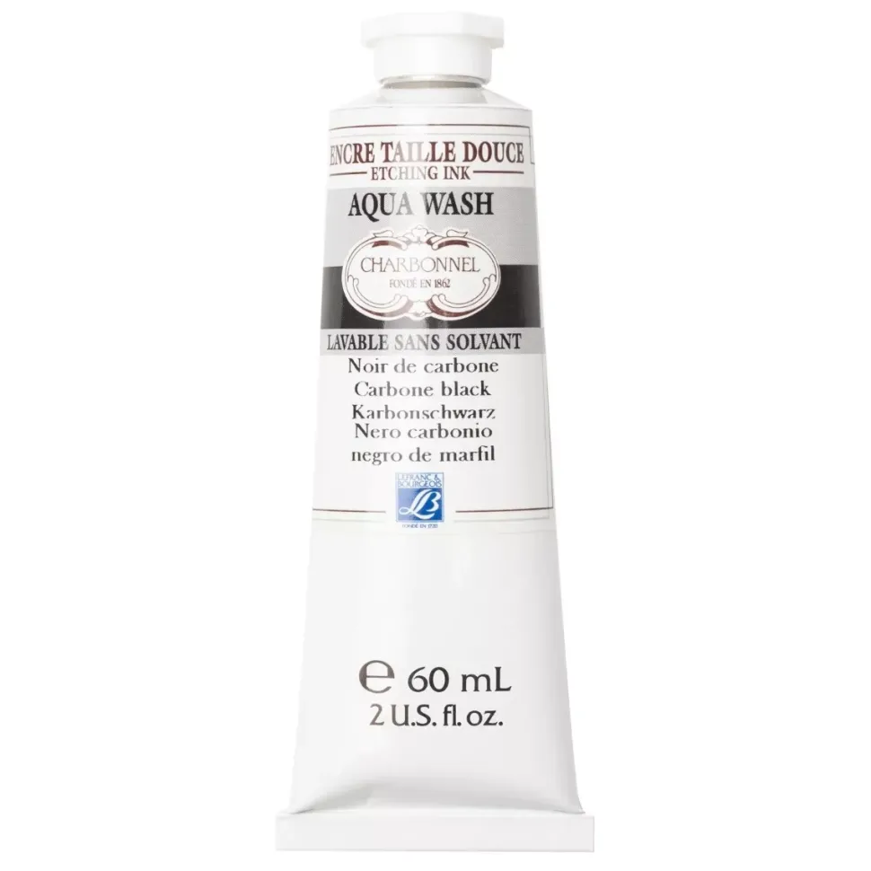Tinta Calcográfica Aquawash Negro de Marfil Lefranc & Burgeois 60ml
