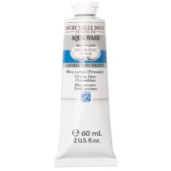 Tinta Calcográfica Aquawash Azul Océano Lefranc & Burgeois 60ml