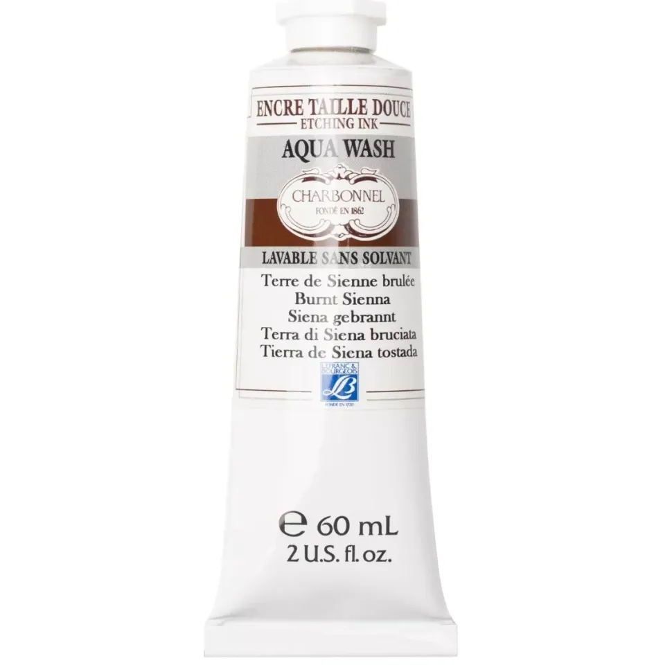 Tinta Calcográfica Aquawash Tierra de Siena Tostada Lefranc & Burgeois 60ml