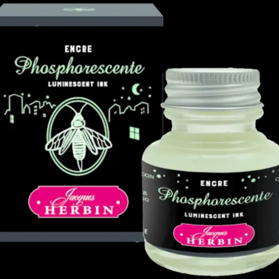 Tinta caligráfica fosforescente J.Herbin 30ml