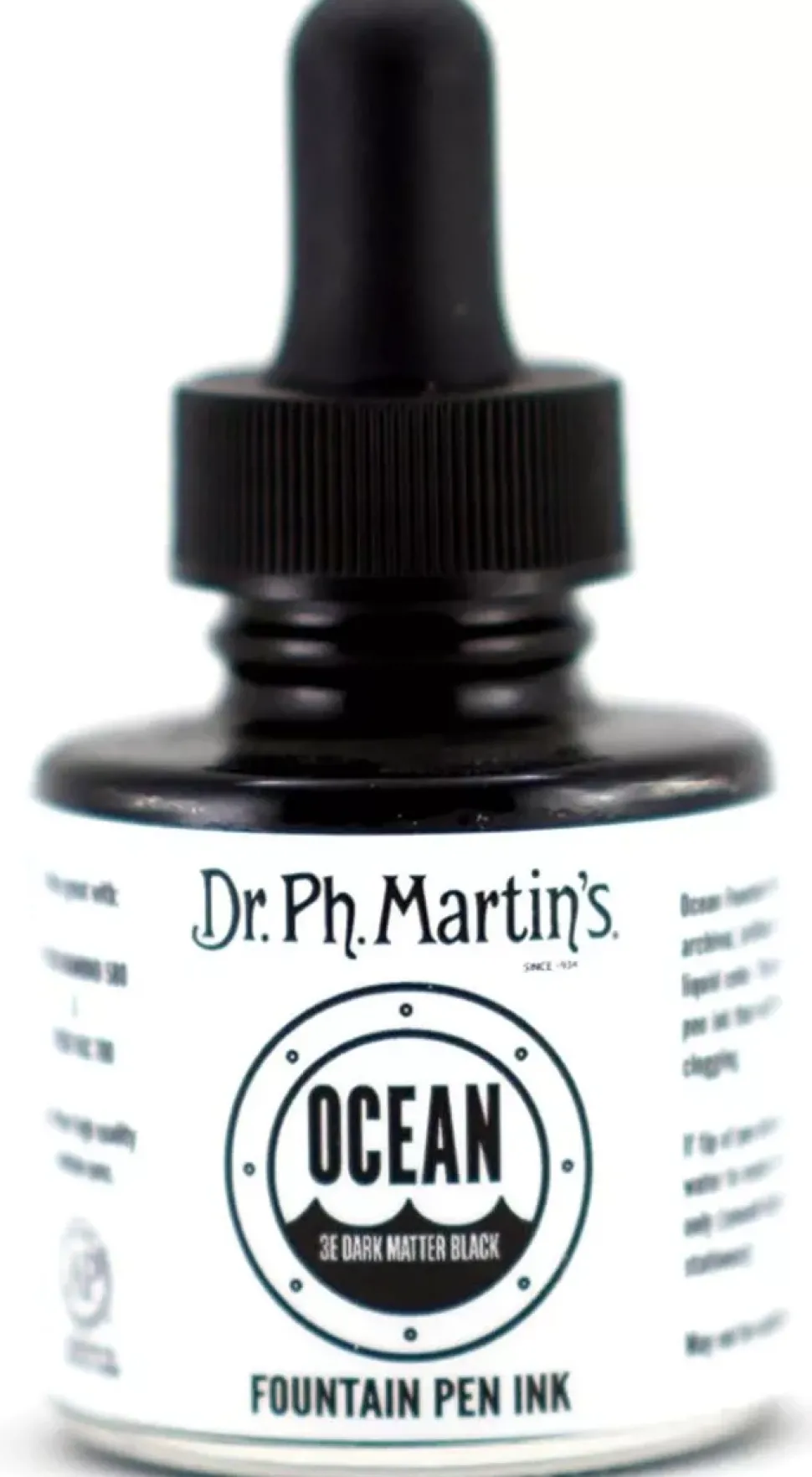 Tinta Estilográfica Dark Matter Black 1.0 oz Dr. Ph. Martins