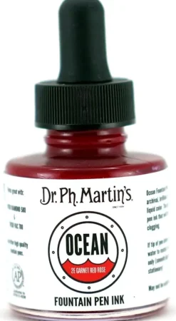 Tinta Estilográfica Red Garnet Rose 1.0 oz Dr. Ph. Martins
