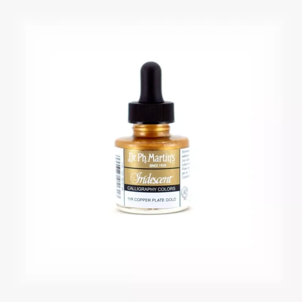 Tinta Iridiscente Caligrafía Copper Plate Gold 11R 1.0 oz Dr. Ph. Martin s