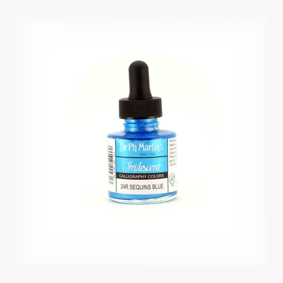 Tinta Iridiscente Caligrafía Blue Sequins 24R Dr. Ph. Martin's