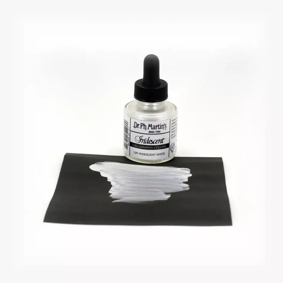Tinta Iridiscente Caligrafía White 12R 1.0 oz Dr. Ph. Martin s