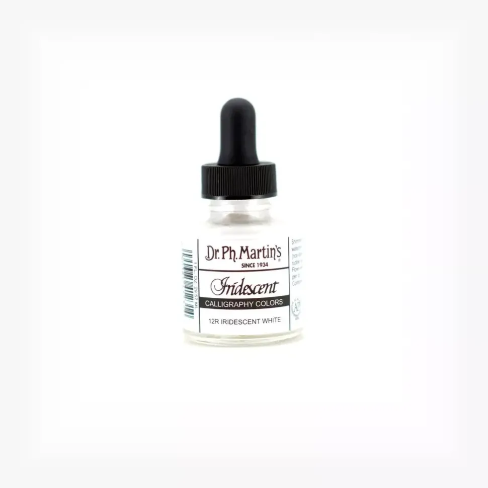 Tinta Iridiscente Caligrafía White 12R 1.0 oz Dr. Ph. Martin s