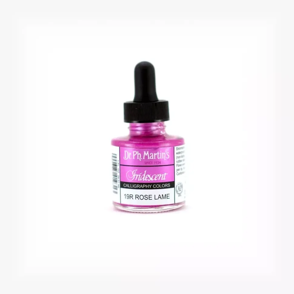 Tinta Iridiscente Caligrafía Rose Lame 19R 1.0 oz Dr. Ph. Martin's