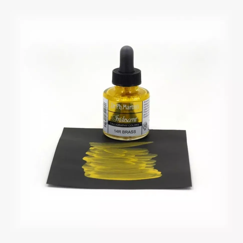 Tinta Iridiscente Caligrafía Brass 14R 1.0 oz Dr. Ph. Martin's