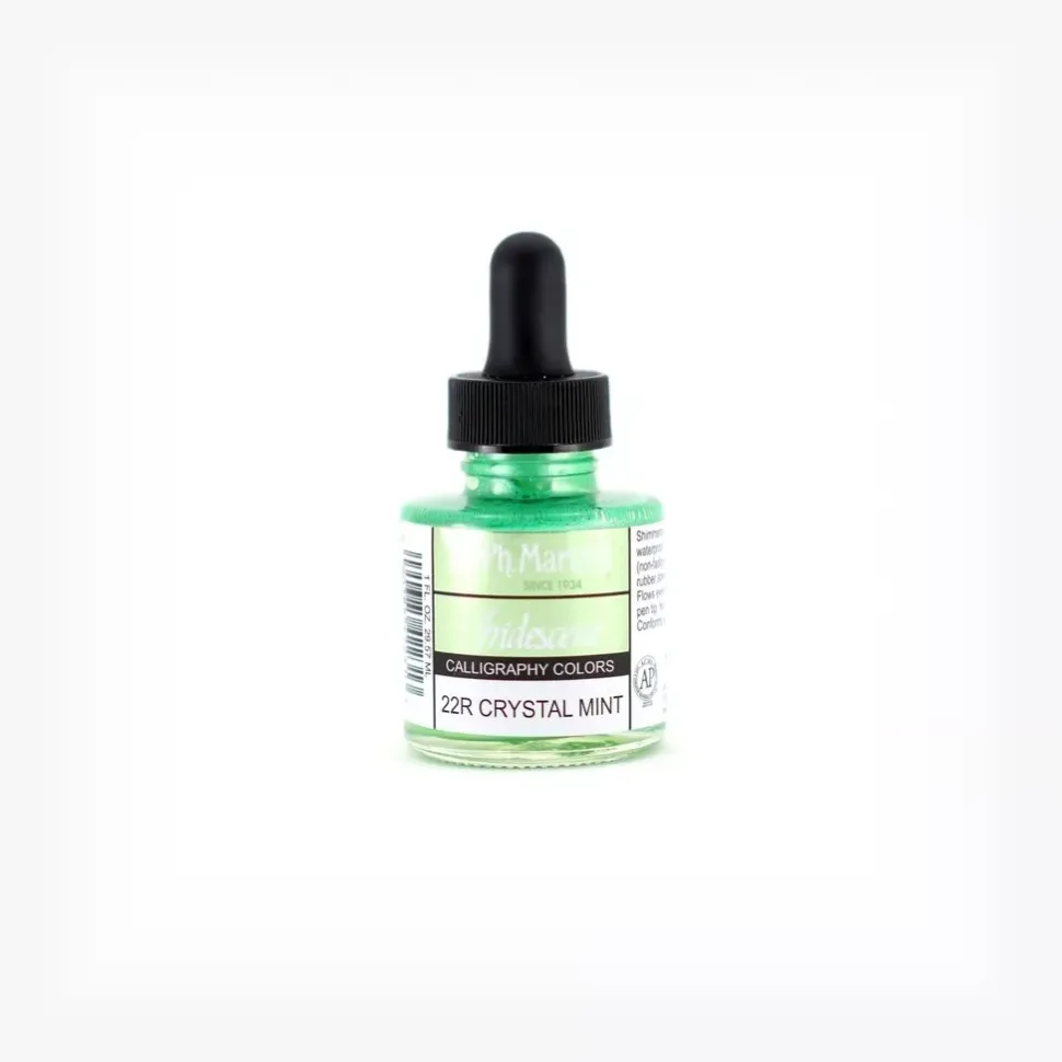 Tinta Iridiscente Caligrafía Crystal Mint 22R 1.0 oz Dr. Ph. Martin's
