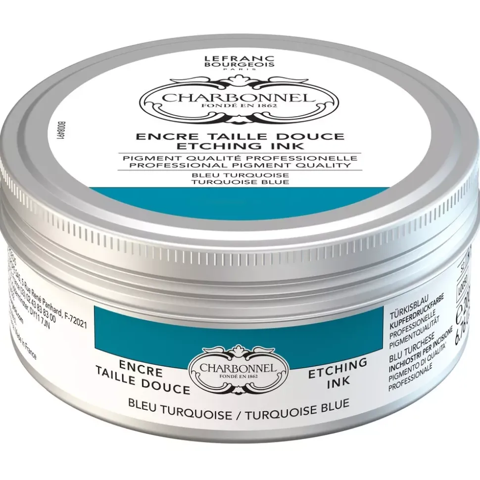Tinta para Grabado Azul Turquesa Lefranc & Bourgeois 200ml