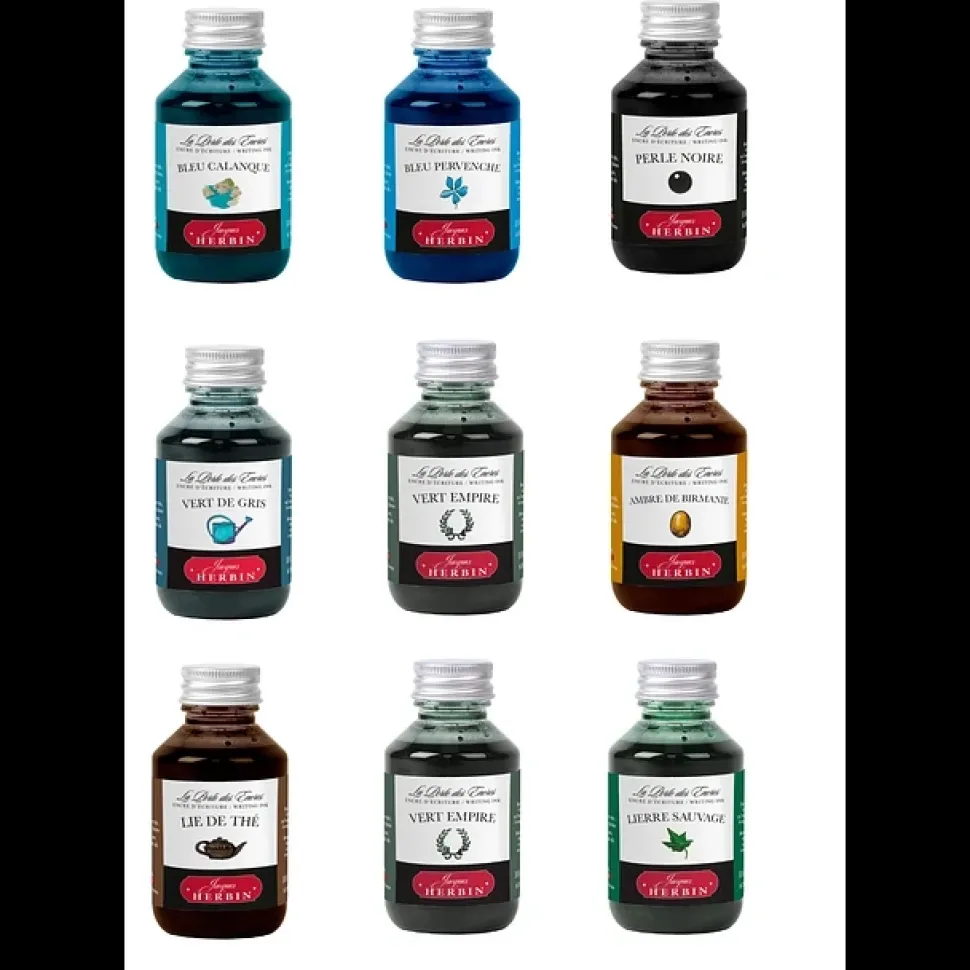 Tinta para Pluma Estilográfica y Rollerball Herbin 100ml