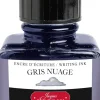 Tinta para Plumas y Rollerball Gris Herbin 30ml