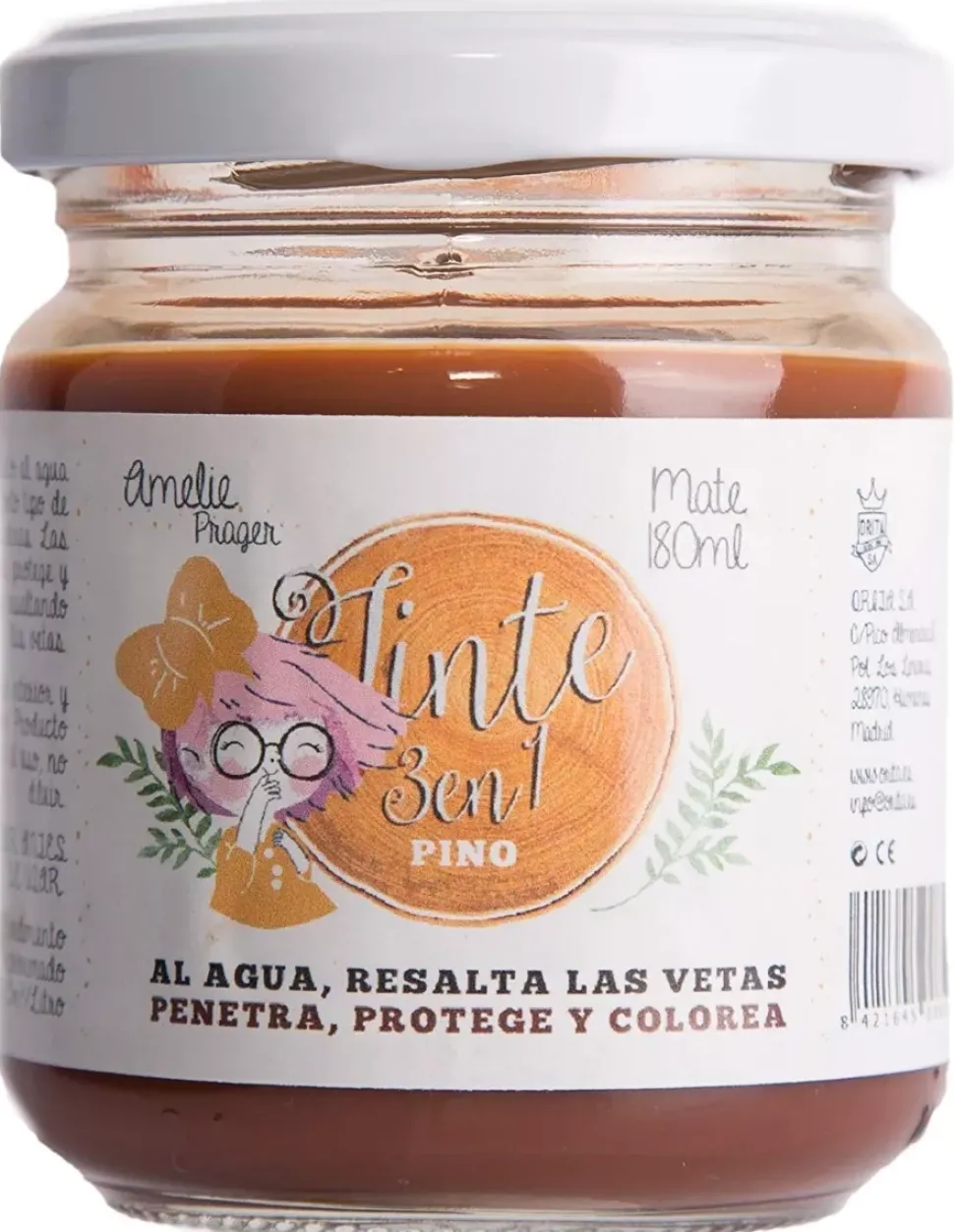 Tinte Amelie 3 en 1 Pino 120ml