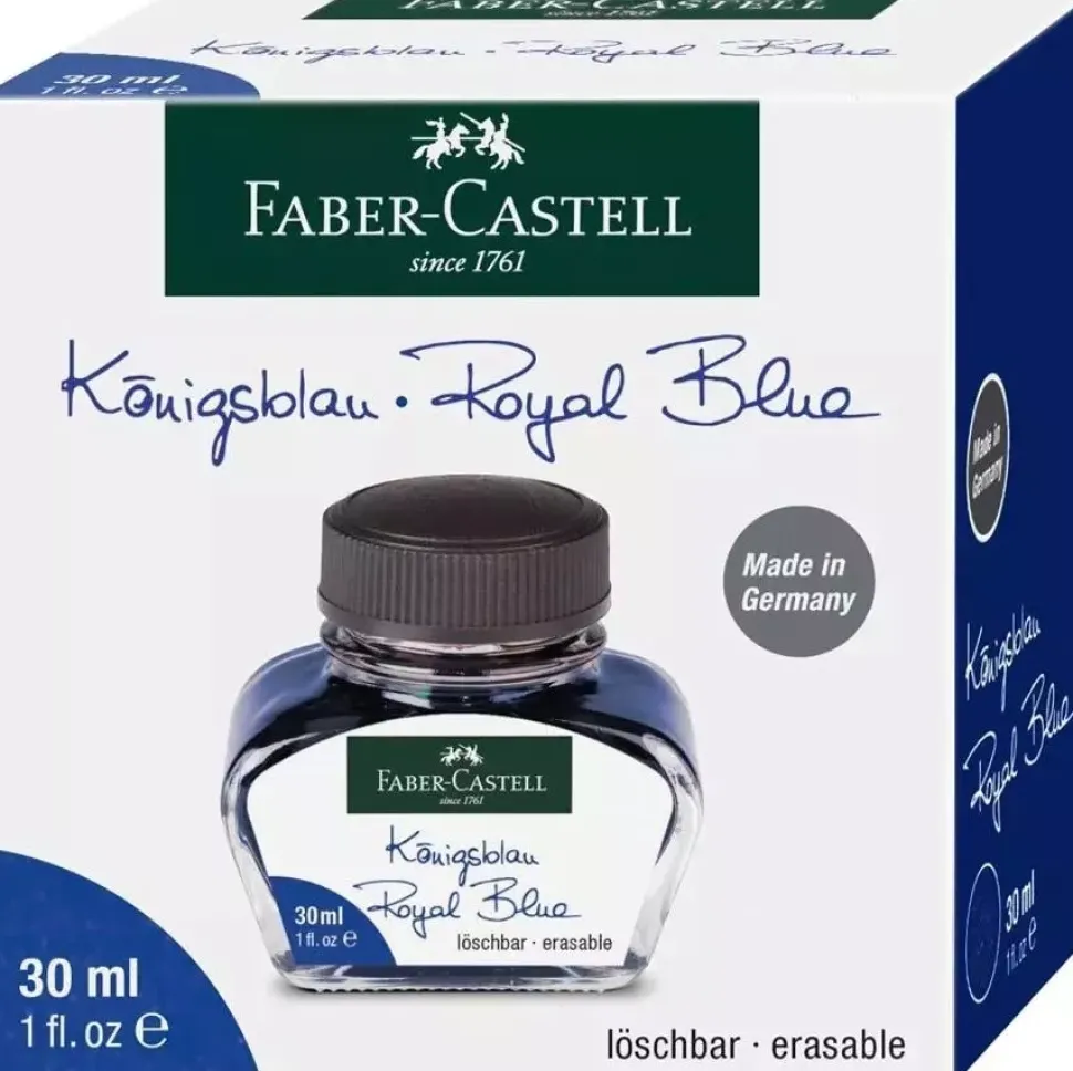 Tintero Azul de Cristal Faber-Castell 30ml