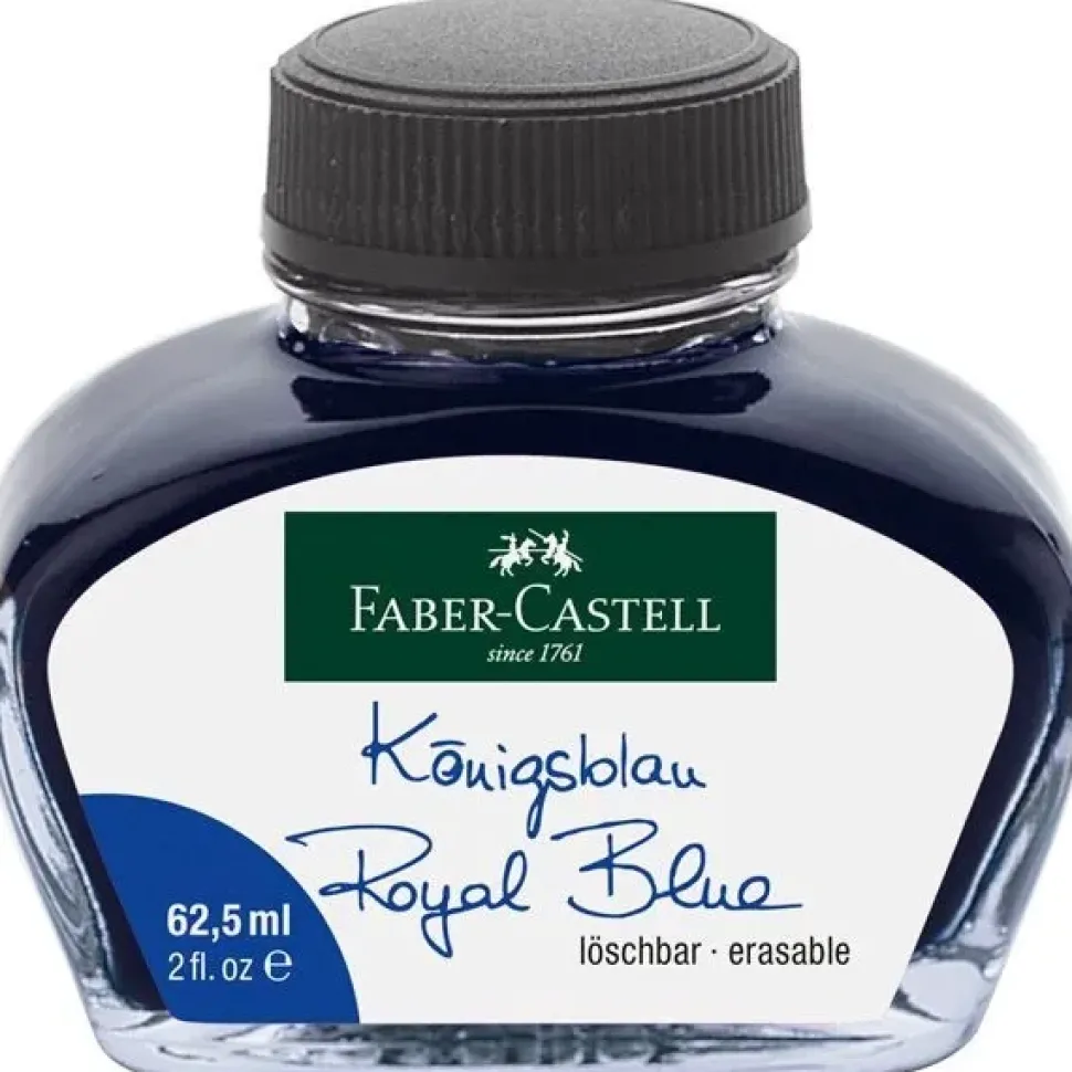 Tintero Azul de Cristal Faber-Castell 62ml