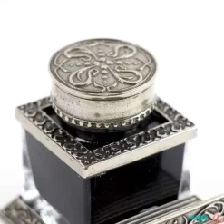 Tintero cuadrado de cristal Memmo Bortoletti