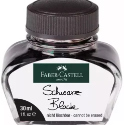 Tintero Negro de Cristal Faber-Castell 30ml