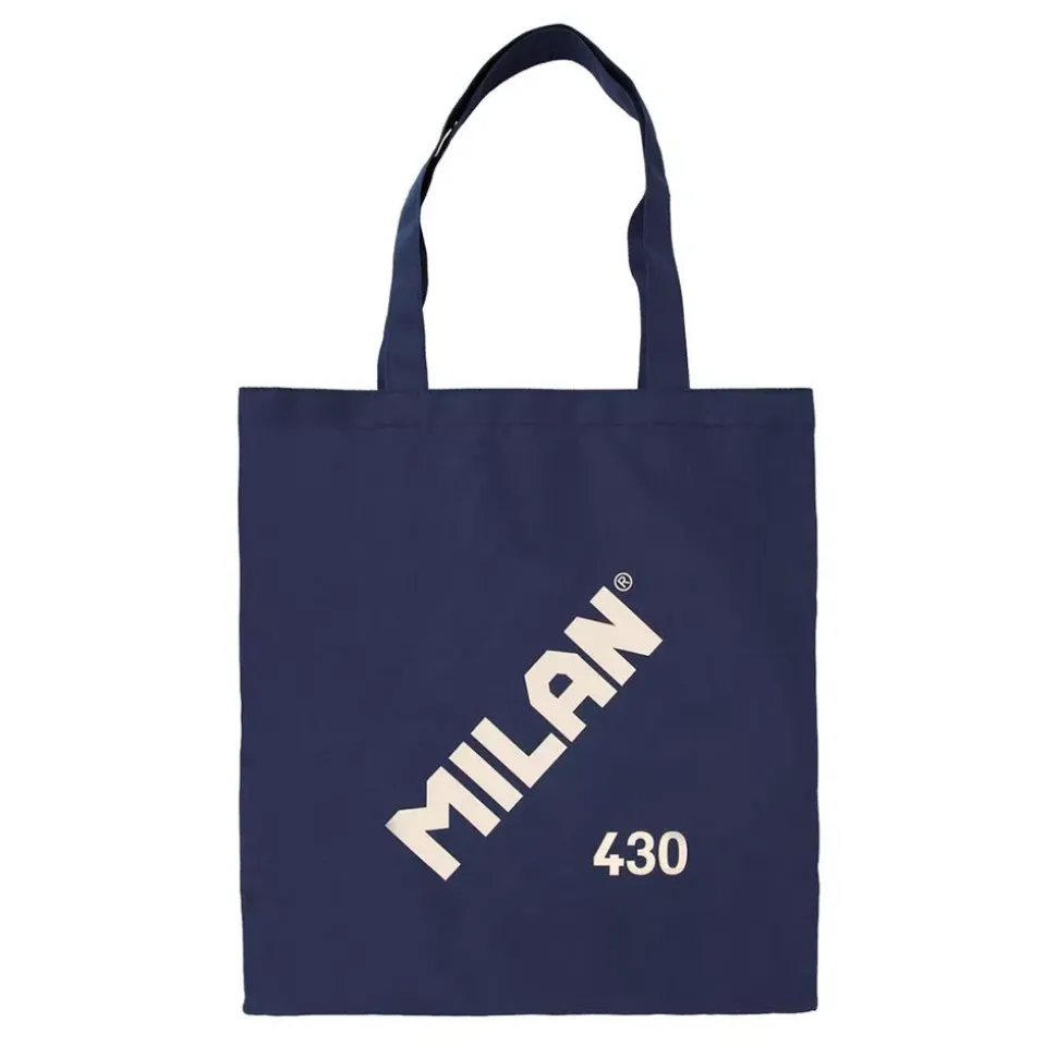 Tote bag azul marino 1918 Milan