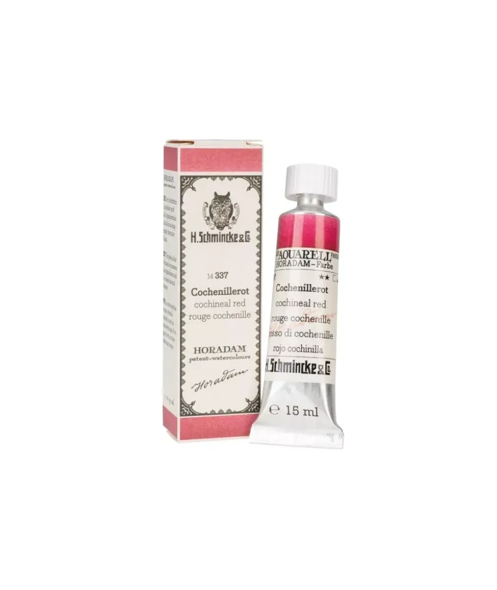 Tubo de acuarela rojo cochinilla 337 Horadam Retro Schmincke 15ml
