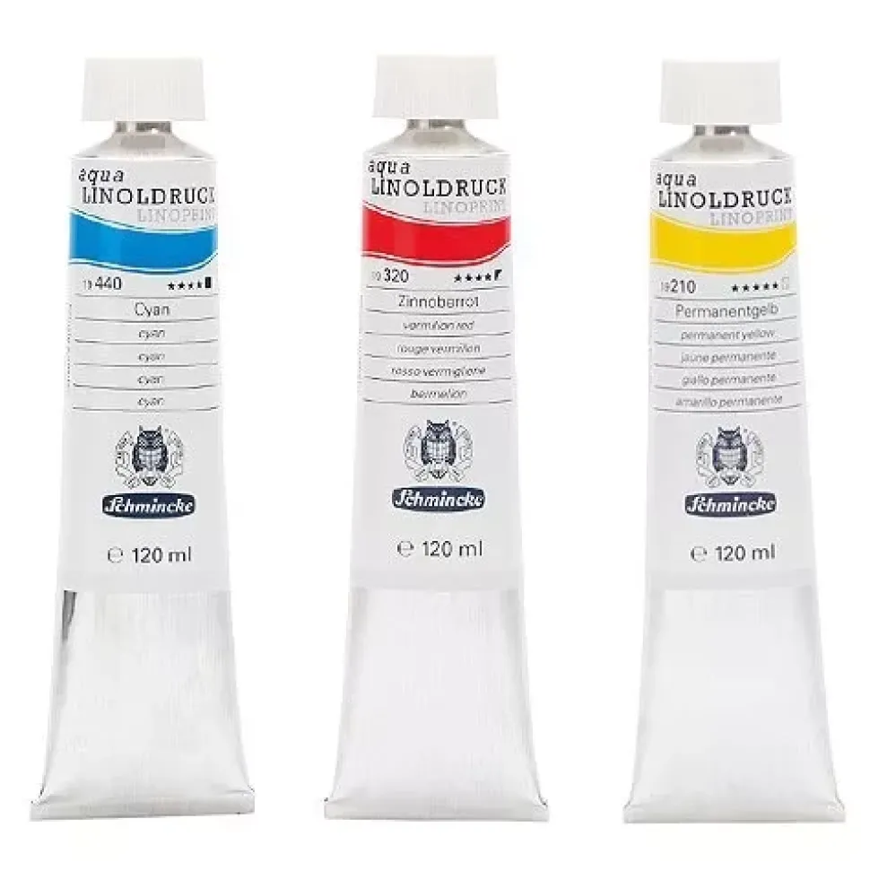 Tubo de tinta Aqua Linoprint Schmincke 120ml