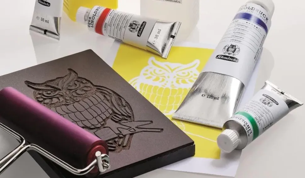 Tubo de tinta Aqua Linoprint Schmincke 120ml