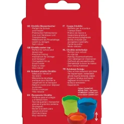 Vaso Portátil Azul Click&Go Connector Faber-Castell