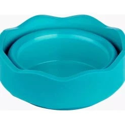 Vaso Portátil Turquesa Click&Go Connector Faber-Castell